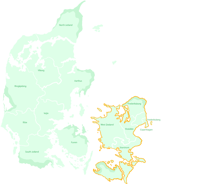 Service coverage map